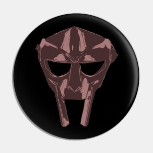 MF doom mask brown vintage, rapper Pin