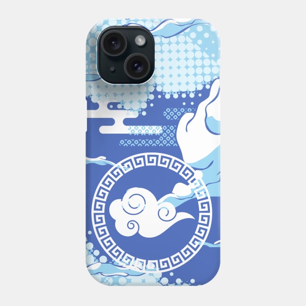 Blue Sky Dream with Blue Clouds | Blueness of Sky Phone Case by Mochabonk
