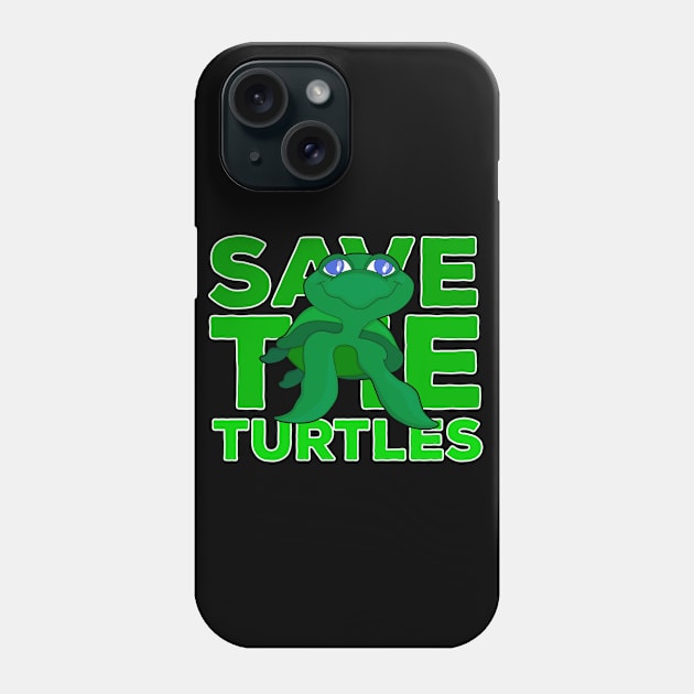 Save The Turtles Phone Case by DiegoCarvalho