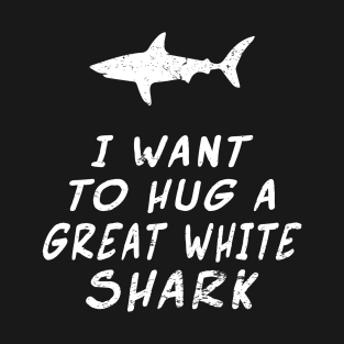 Great White Shark Funny Shirt Kids Boys Girls and Adults T-Shirt