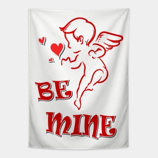 Be Mine - Cupid Angel Tapestry