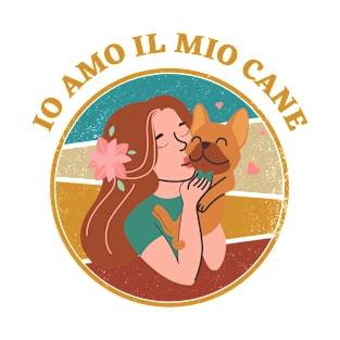 io amo il mio cane T-Shirt