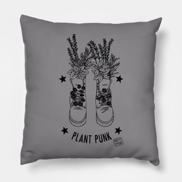 Plant Punk Pillow by prettyinpunk