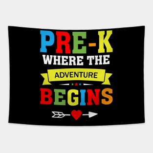 Pre-k Where The Adventure Begins Tapestry