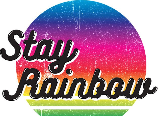 Stay Rainbow Kids T-Shirt by Blackbones