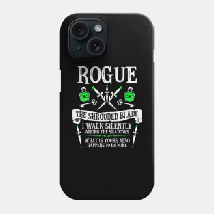 Rogue, Dungeons & Dragons - The Shrouded Blade Phone Case