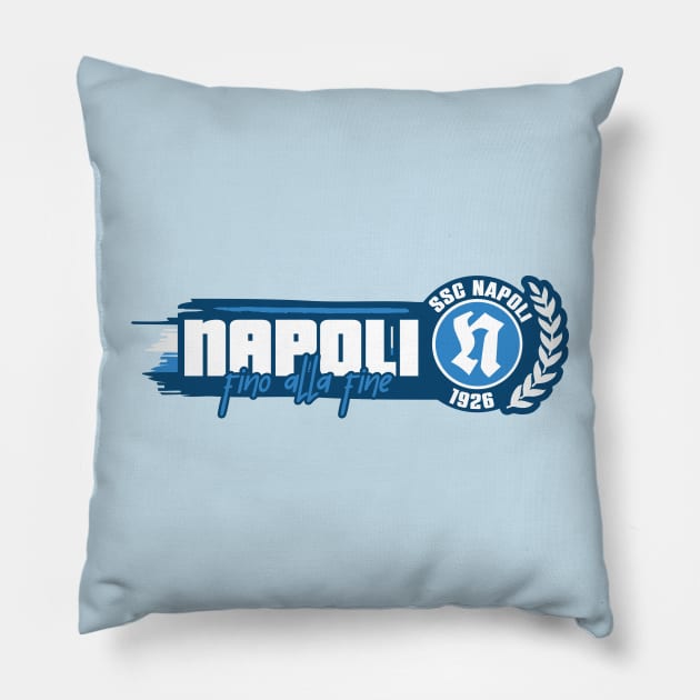 Napoli Fino went fine Pillow by lounesartdessin