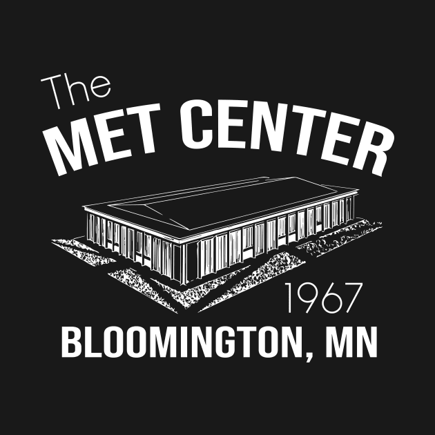 The Met Center 1967 Hockey by Hobbs Text Art