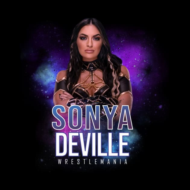 sonya deville wrestle by KomenX