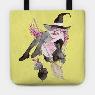 The witch with the gems Tote