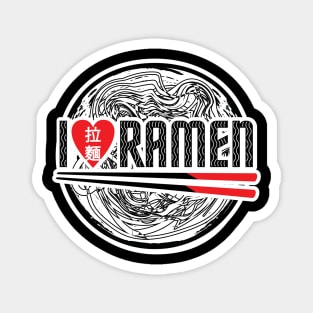 I Love Ramen Noodles Magnet