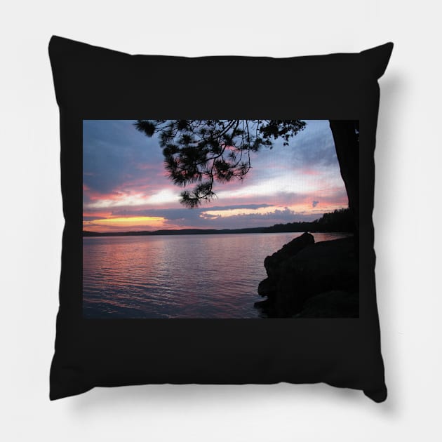 Sunset Dreams at  Lake CatchaComa 3-Available As Art Prints-Mugs,Cases,Duvets,T Shirts,Stickers,etc Pillow by born30