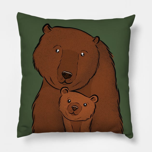 Mama Bear Pillow by rmcbuckeye