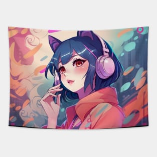 K-Pop Music Album Cover - Anime Wallpaper Tapestry