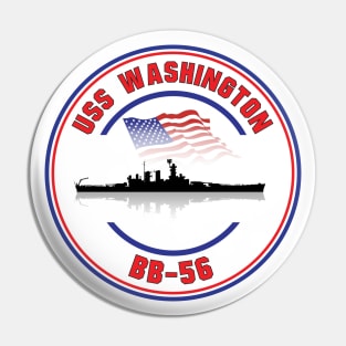 USS Washington BB-56 Pin