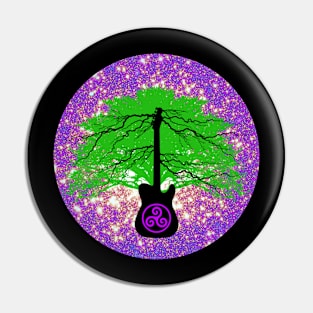 Electric Tree Guitar Pin