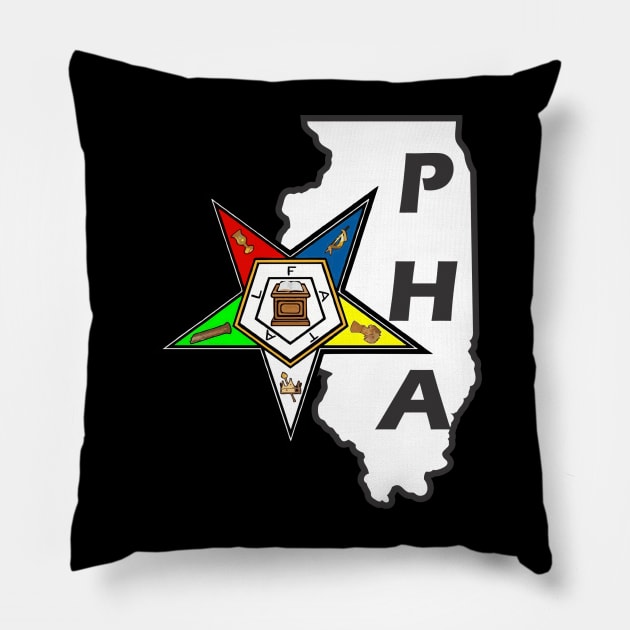 Illinois OES PHA Pillow by Brova1986