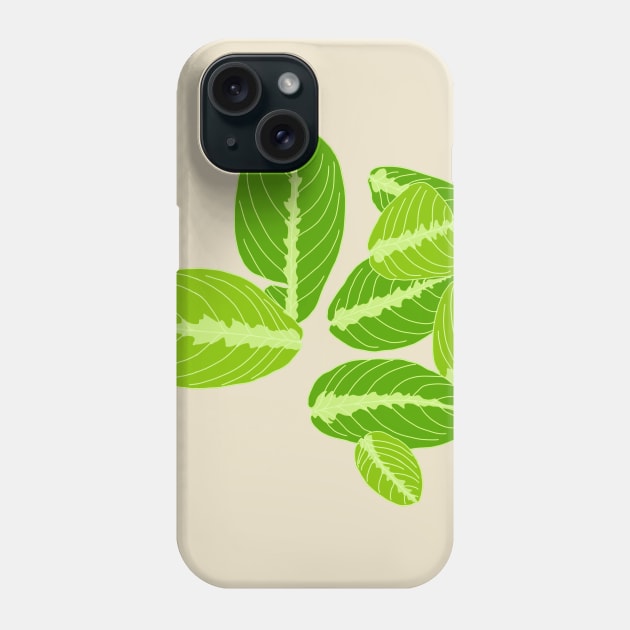 Lime maranta Phone Case by terastar