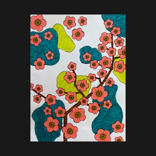 Coral flowers T-Shirt