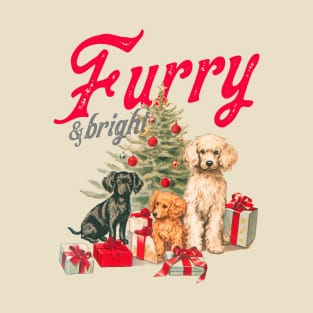 All is furry and bright in christmas time T-Shirt