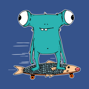 Monster longboarding T-Shirt