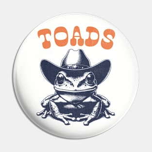 Toads Western Rodeo Toad Pin