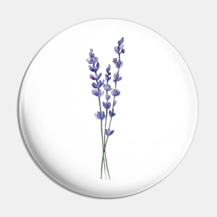 Lavender Bouquet Pin