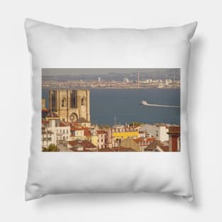 the city of light. Lisbon Cathedral. Pillow
