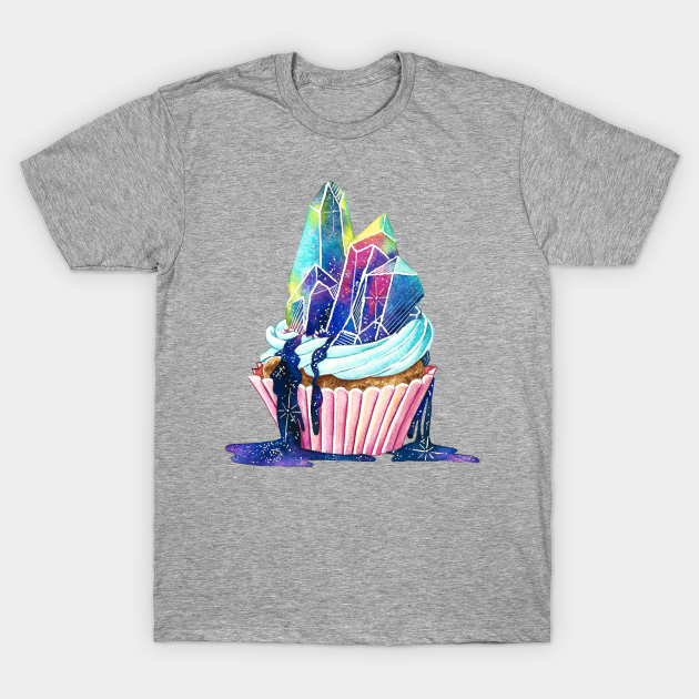 Discover Crystal Cupcake - Watercolor - T-Shirt