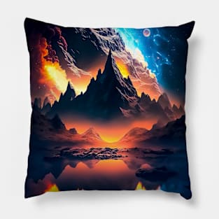 Mystical Universe: Chaotic Beauty Pillow