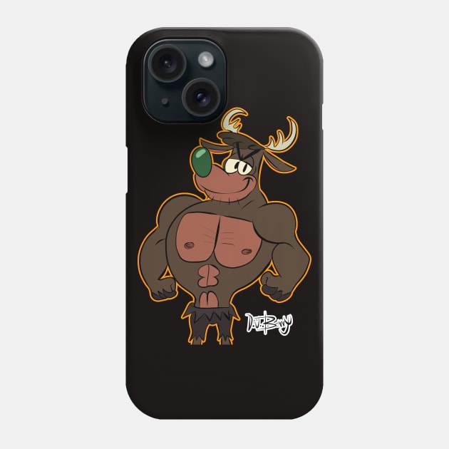 Green-Nosed Reindeer Phone Case by D.J. Berry