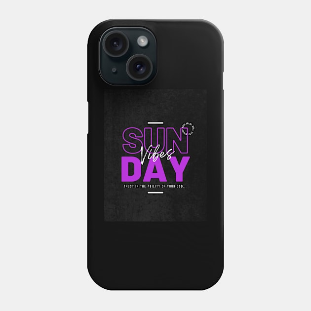 Sunday vibes T-shirt Phone Case by Clothspee