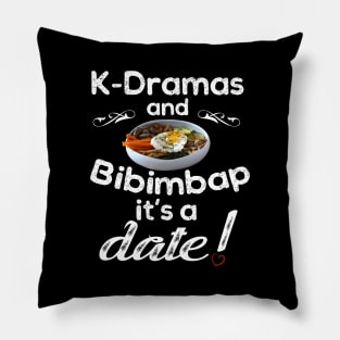 K-Dramas and Bibimbap it's a date w/ heart Pillow