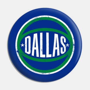 Dallas Retro Ball - Royal Pin