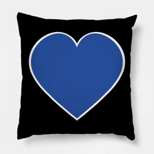 Blue heart Pillow