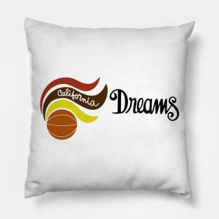 DEFUNCT - California Dreams WBL Basketball Pillow