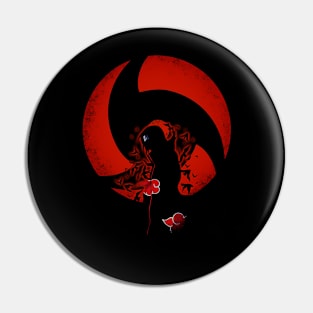 Itachi silhouette Pin