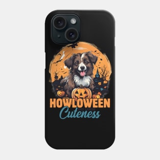 Pawsitively Spooktacular Howl-o-ween Dog Costume Phone Case