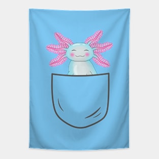 Pastel color Axolotl Tapestry