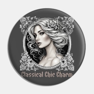 Classical Chic Charm Pin
