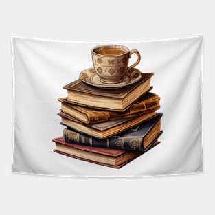 Books & Coffee Tapestry