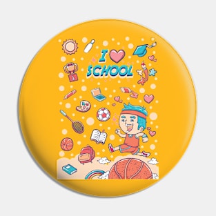 i love school Pin