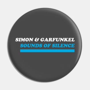 Simon & Garfunkel - Sounds of Silence Logo Pin