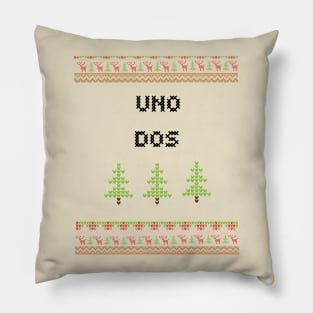 Uno, Dos, Trees Pillow