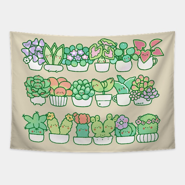 Potted plants Tapestry by chichilittle