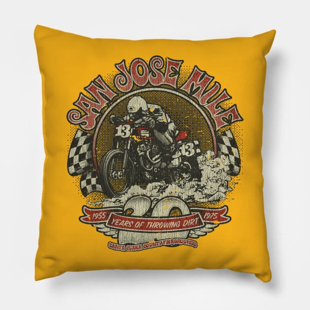 San Jose Mile Pillow by JCD666