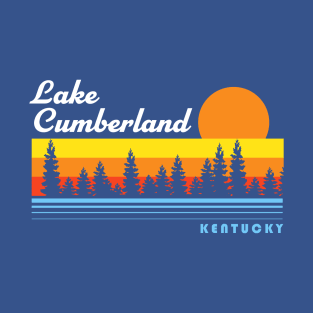 Lake Cumberland Kentucky Lake Cumberland Fishing Retro T-Shirt