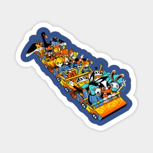 Animal Roller Coaster Magnet