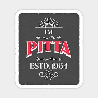 Pitta ESTD 1964 Magnet