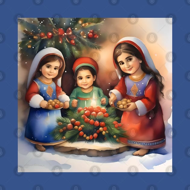 Armenian Christmas - January 6 - Watercolor by Oldetimemercan